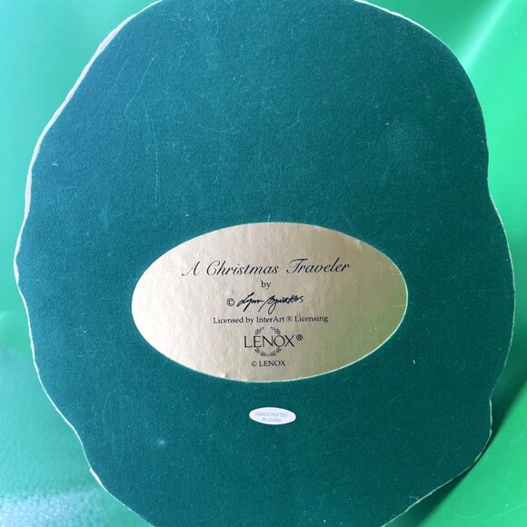 Lenox "A Christmas Traveler" Santa Claus Figurine Lynn Bywaters Cardinal Birds - Picture 7 of 16